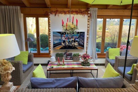 Ferienhaus 1 Schlafzimmer, mit Garten