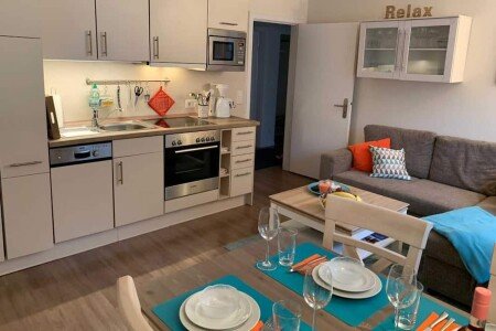 Wohnung 2 Schlafzimmer, mit Garten