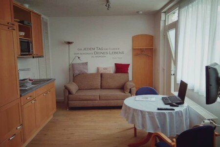 Apartment 1 bedroom, with garden