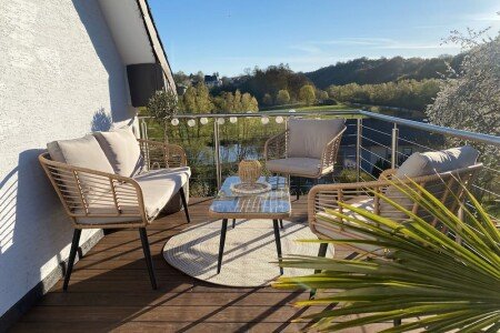 Appartement 1 chambre, avec jardin