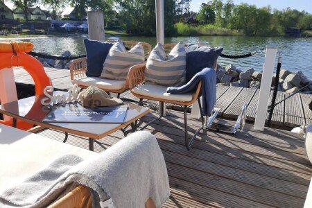 Boot 1 Schlafzimmer, mit Kamin