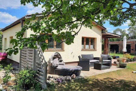 Ferienhaus 1 Schlafzimmer, mit Garten