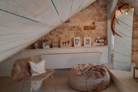 Ferienhaus 1 Schlafzimmer, mit Garten