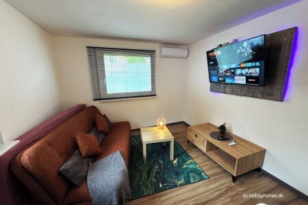 Ferienhaus 1 Schlafzimmer, mit Garten