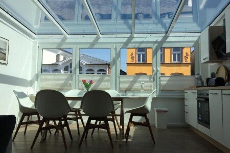 Wohnung 1 Schlafzimmer, mit Kamin