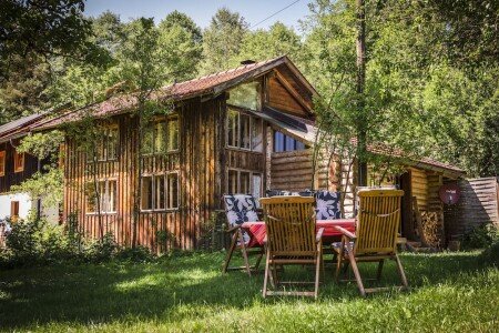 Chalet 1 Schlafzimmer, mit Garten