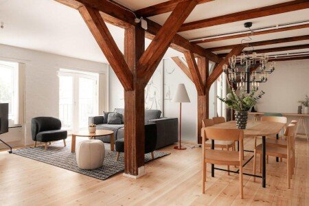 Studio design, 4 chambres, avec salle de sport