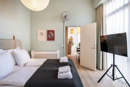 Appart'Hotel design, 1 chambre, avec salle de sport