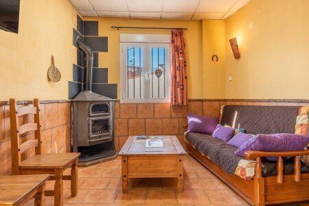 Apartamento 2 habitaciones, con chimenea