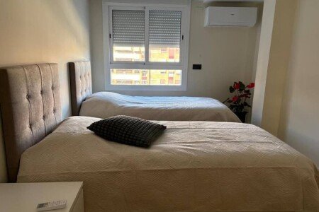 Apartamento 2 habitaciones, con aire acondicionado