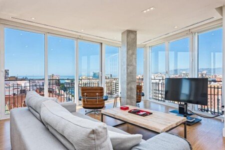 Appartement design, 2 chambres, avec jardin