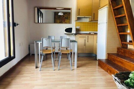 Apartamento 2 habitaciones, con jardín