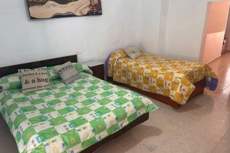 Casa 3 habitaciones, con aire acondicionado