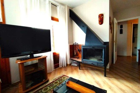 Apartamento 3 habitaciones, con chimenea