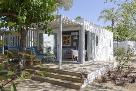 Camping / Mobil Home 2 chambres, avec piscine