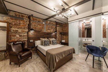 Bed and breakfast 1 bedroom, with air conditioning