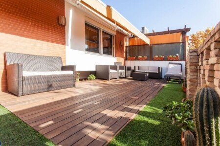 Duplex design, 3 chambres, avec jardin