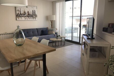 Appartement design, 2 chambres, avec salle de sport