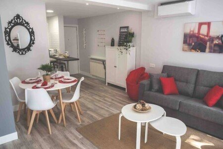 Appartement design, 2 chambres, avec climatisation