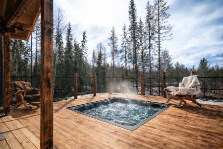 Chalet design, 2 chambres, avec wifi