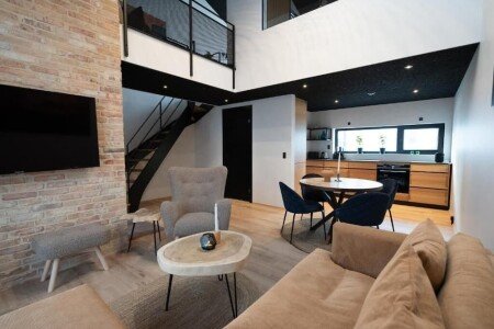 Apartment 2 bedrooms, with garden