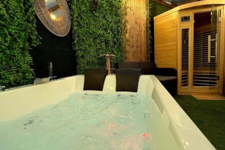 Appartement de charme, 3 chambres, avec jacuzzi