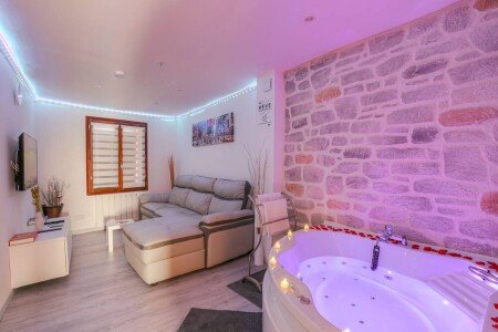 Maison de ville authentique, 1 chambre, avec jacuzzi