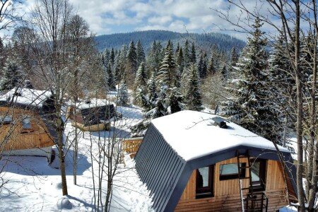 Chalet 2 chambres, avec cheminée