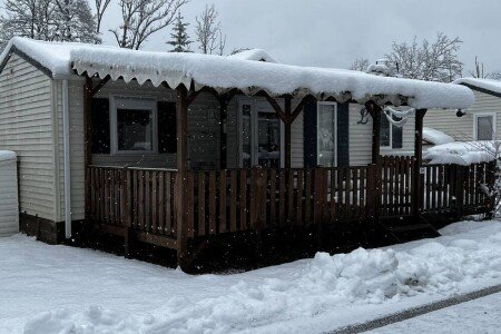 Mobil home 3 chambres, avec jacuzzi