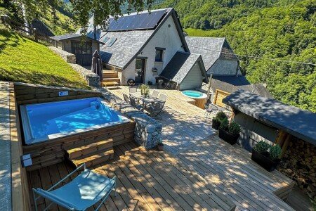 Chalet 3 chambres, avec jacuzzi