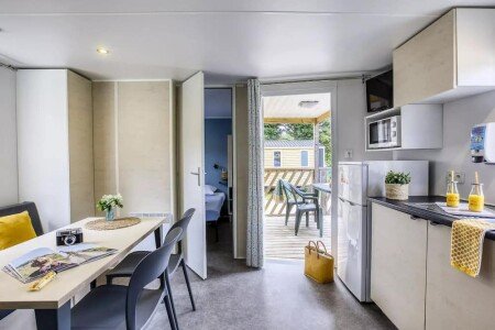 Mobil home 3 chambres, avec climatisation