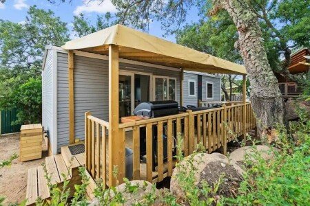 Mobil home tout confort, 3 chambres, avec climatisation