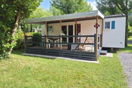 Mobil home 2 chambres, avec piscine