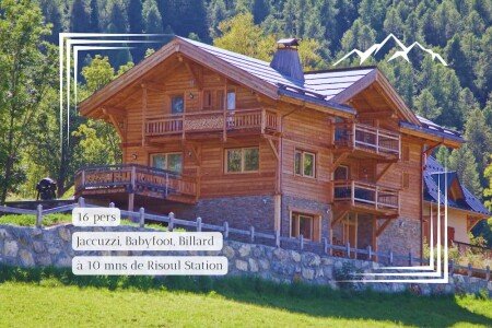 Chalet de charme, 6 chambres, avec jacuzzi