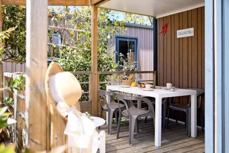 Mobil home 2 chambres, avec piscine