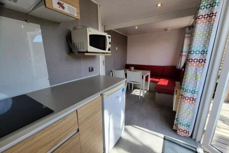 Mobil home 1 chambre, avec piscine
