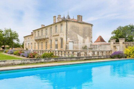 Château design, 19 chambres, avec piscine