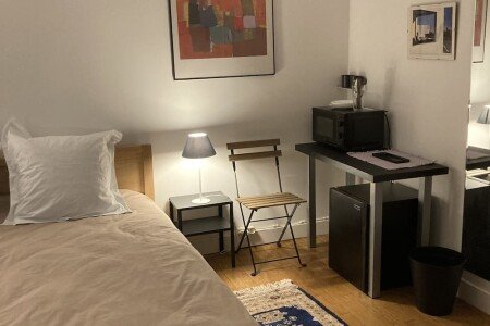 Bed and breakfast tout confort, 1 chambre, avec salle de sport