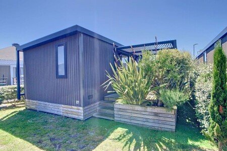 Mobil home tout confort, 3 chambres, avec piscine