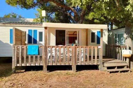 Camping / Mobil Home 3 chambres, avec piscine