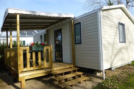 Mobil home 2 chambres, avec piscine