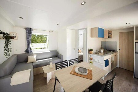 Mobil home 2 chambres, avec climatisation