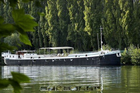 Bateau 5 chambres, avec jardin