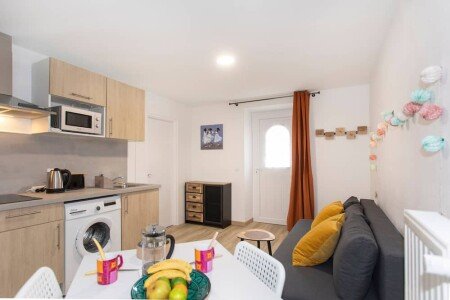 Gîte 1 chambre, avec jardin