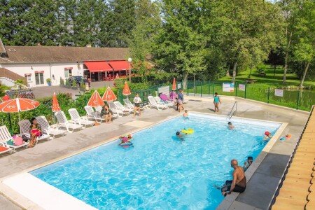 Mobil home 2 chambres, avec piscine