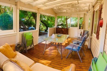 Mobil home 2 chambres, avec jardin