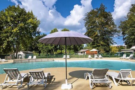 Mobil home tout confort, 2 chambres, avec piscine