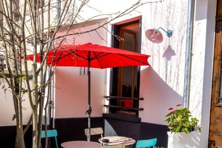 Maison de ville 2 chambres, avec jardin