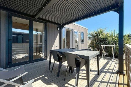 Mobil home tout confort, 2 chambres, avec piscine