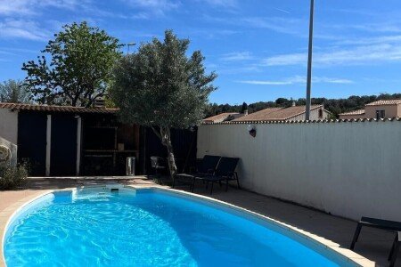 T3 cozy, 2 chambres, avec piscine